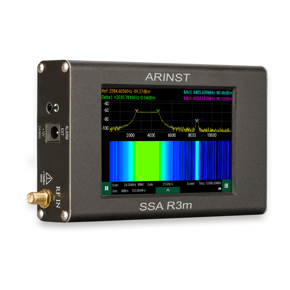 Arinst SSA R3m портативный анализатор спектра (140МГц - 7ГГц)