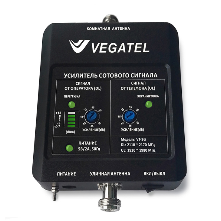 3G репитер VEGATEL VT-3G (LED)